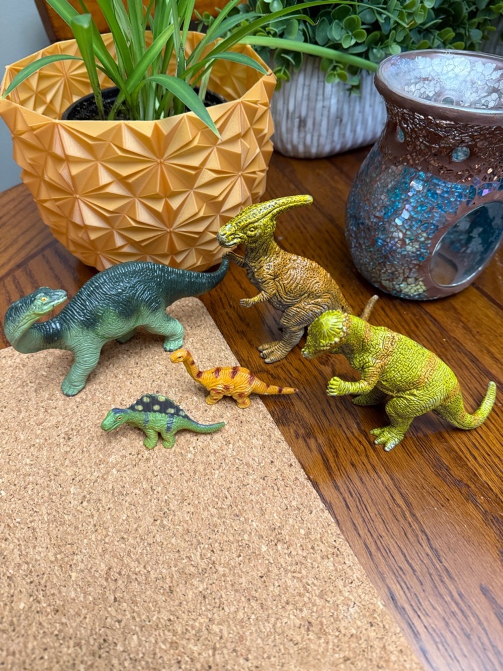 Vintage 1990s Toy Dino Mixed Assorted Plastic Dinosaur Toys Figures Realistic